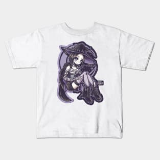 gothic witch for halloween Kids T-Shirt